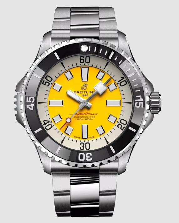 Review 2024 Breitling SuperOcean Automatic 46 Steel Replica Watch A173781A1I1A1